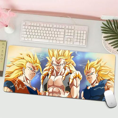 Dragon Ball Pattern Extended Gaming Mouse Pad, 31.5 x 11.8 Inches Non-Slip Keyboard Mat with Stitched Edge for Gaming & Office (Dragon Ball) - color: Dragon Ball