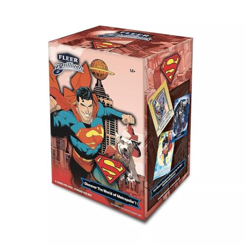 Upper Deck Fleer Brilliants Superman Trading Card Blaster Box