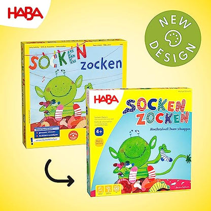 HABA Socken Zocken - Lucky Sock Dip Matching & Memory Game