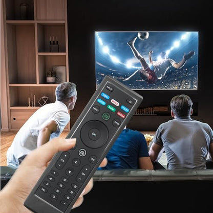 Case for Vizio TV Remote, Cover Compatible with Vizio Smart TV Remote Control XRT136 / XRT140 Silicon Universal Sleeve Skin Black - color: Non-Glow Black