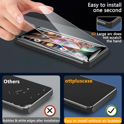 ottpluscase 3 Pack for innioasis G1 G3 Mp3 Player Screen Protector, 9H Tempered Glass Screen Protector HD Clear Full Coverage Anti-Scratch Anti-Fingerprint Bubble Free for innioasis G1 G3 Mp3 Player