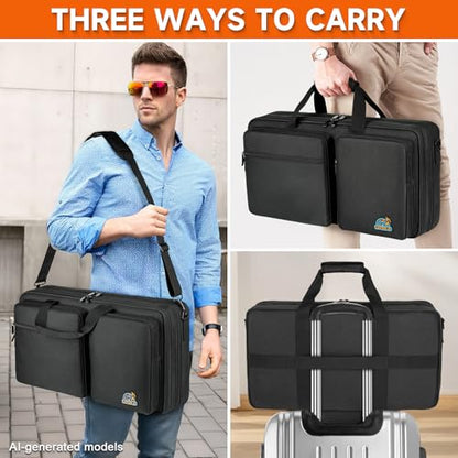 DJ Controller Case Fits for Pioneer DDJ-FLX4/Numark Mixtrack Platinum FX | Padded DJ Storage Bag Fits for DDJ-REV1/DDJ-400/DDJ-SB3/DDJ-RB/Numark Mixtrack Pro FX/Roland DJ-202 (21.5 x 12 x 2.5 in) - size: S(21.5 x 12 x 2.5 in)