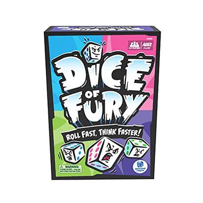 Educational Insights Dice of Fury - Family Board Games for Adults, Teens, and Kids, Dice Games for Family Game Night, Fast-Paced Table Top Party Game, Fun Group Play, Mental Math Activity