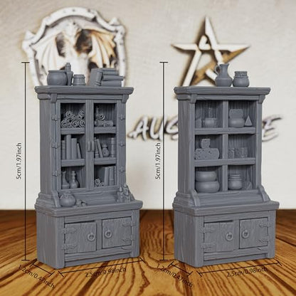Unpainted 28mm Scale Tabletop RPG Dead Body Scenery - 8pc Resin Corpses & Wooden Cart Set for DND Minis, Fantasy Miniature Game Diorama, TTRPG Dungeon Masters Accessory（AS690）