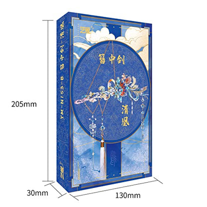 MU 3D Phoenix Hairpin in SwordAdult Jigsaw Metal Puzzle Model Kits Building DIY Birthday Gift - color: Phoenix