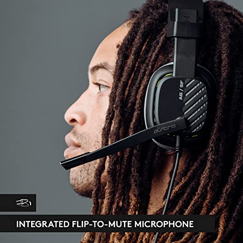 Logitech G Astro A10 Gen 2 Cross-Platform Wired Gaming Headset - Black/Xbox | 3.5mm Headphone Jack, 32mm Drivers, Flip-to-Mute Mic, Over-Ear Cup Design - color: Black/Xbox Edition