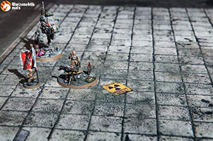 Warzone Studio 60 x 44 inch Double-Sided Rubber Battle Mat: Homeland + Los Duas + Bag
