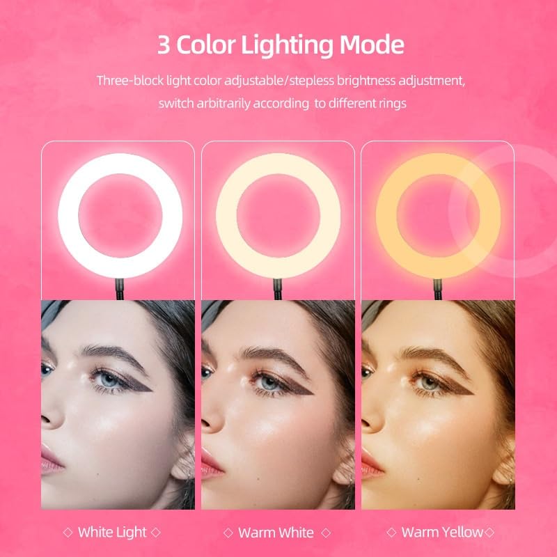 Clip Desktop Live Broadcast Fill Light Circular Lighting Light Folding Beauty Selfie Light