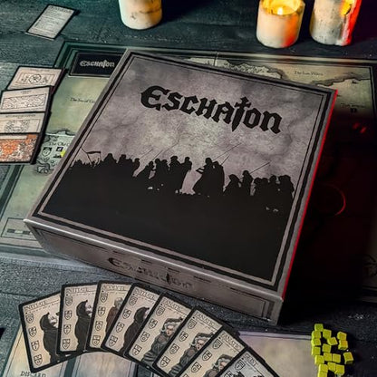 Eschaton | Cult Strategy Deck-Building Board Game | 2-6 Players | 60-180 Mins Playing Time | Dark Fantasy | Adults, Teens Ages 14+
