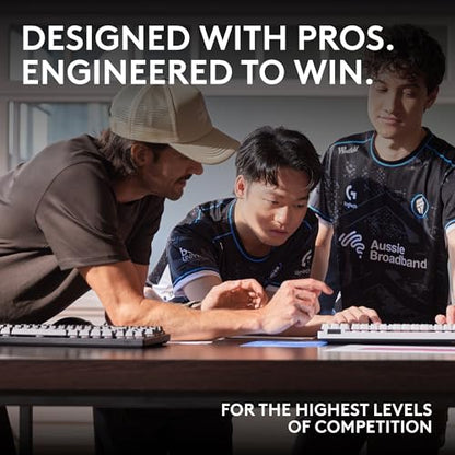 Logitech G PRO X 60% Wireless Gaming Keyboard (Linear Optical) - Black | Ultra Compact TKL 60%, Windows PC, LIGHTSYNC RGB, Dual-Shot PBT Keycaps, GX Optical Linear Switches - color: Black, size: 60% - Wireless, style: Linear