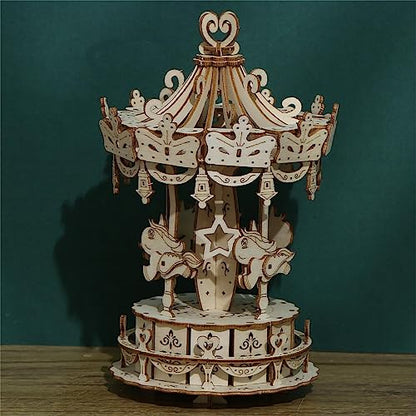3D Wooden Puzzles Trojan Model Kits, Brainteaser and Puzzle for Christmas/Birthday,Gifts for Adults and Teens to Build Combination - style: Trojan