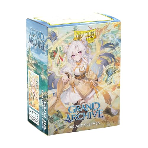 Dragon Shield | Matte Art Sleeves | 100 CT - Smooth & Tough Premium TCG Sleeves | Compatible with Pokemon, Flesh & Blood, One Piece & Magic the Gathering | Guo Jia: Heaven’s Favored - color: Guo Jia