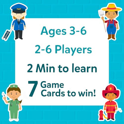 Skillmatics Guess in 10 Junior Community Helpers for Boys, Girls, and Families Who Love Card Games, Board Games & Educational Toys, Travel Friendly, Gifts for Ages 3, 4, 5, 6 - style: Junior Community Helpers