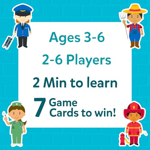 Skillmatics Guess in 10 Junior Community Helpers, Card Game for Kids | For Boys, Girls, and Families Who Love Card Games, Board Games & Educational Toys, Travel Friendly, Gifts for Ages 3, 4, 5, 6 - style: Junior Community Helpers