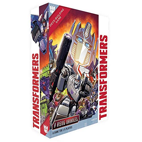 Renegade Game Studios Transformers Deck-Building Game: A Rising Darkness | Standalone Expansion for 1-5 Players, Ages 14+, Decepticon Themed Card Game, 45-90 Min Playtime, Competitive or Co-op