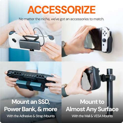 Mechanism 7-in-1 Bundle for ROG Xbox Ally X & ROG Xbox Ally Consoles | Kickstand, Battery, SSD, USB-C Hub, VESA & Wall Mounting Kit | Mount Anything Case Friendly Accessories - color: ROG Xbox Ally