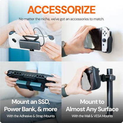 Mechanism 7-in-1 Bundle for ROG Xbox Ally X & ROG Xbox Ally Consoles | Kickstand, Battery, SSD, USB-C Hub, VESA & Wall Mounting Kit | Mount Anything Case Friendly Accessories - color: ROG Xbox Ally