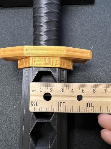 Sword Dagger Dice Holder - (Random 7PCS D20 Dice Set Included) - Custom Polyhedral Dice Storage for Tabletop RPG - Dungeons and Dragons - DND - D&D (Obsidian) - color: Obsidian