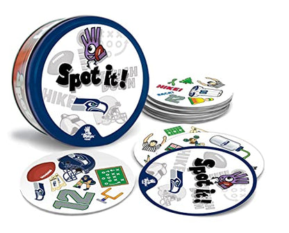 MasterPieces Game Day - NFL Seattle Seahawks Spot It Game For Kids, Adults, and Family - style: Seattle Seahawks