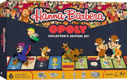 Hanna-Barbera Opoly - Game for All Ages by Masterpieces - Board Games for Families - Opoly Style Cartoon Strategy Board Game - color: Hanna-barbera