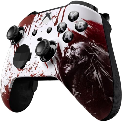 Custom Controllerzz Elite Series 2 Controller Compatible With Xbox One, Xbox Series S, and Xbox Series X (Bloody Zombie) - color: Bloody Zombie