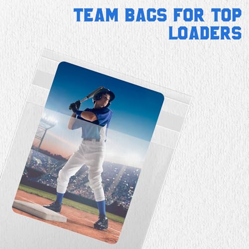 DEDC 2000 Pcs Card Sleeves Team Set Bags for Trading Cards，Team Bag Fit 3x4 Top Loaders for Trading Card Shipping Sports Graded Card Sleeves Protector - size: 2000 pcs Standard