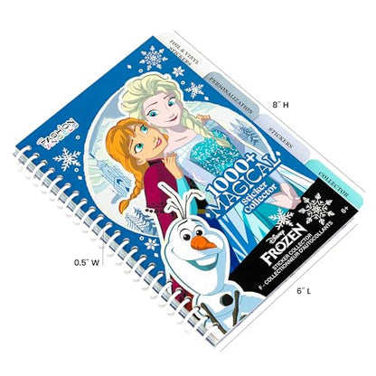 Fashion Angels Disney Frozen 1000+ Tabbed Sticker Collection Book | Includes Holographic, Vinyl & Alphabet Stickers with Elsa, Anna, Olaf & Friends, Ages 6+ - color: Frozen
