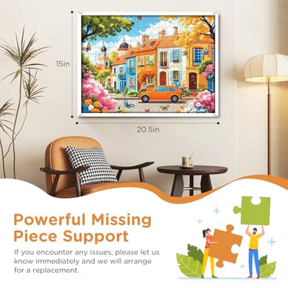 Jigsaw Puzzles 300 Pieces for Kids Adults Seniors, Car Butterfly Puzzles for Adult, Recycled Paper 300 Pieces Puzzle as Home Decor, Sturdy Puzzle Challenging Family Game Great Gift - style: Car