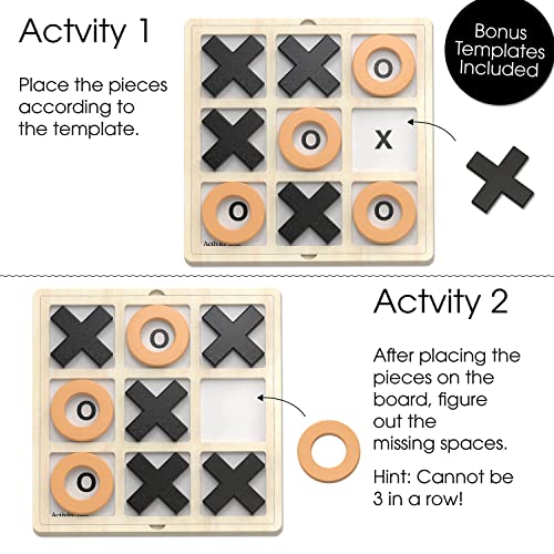 Keeping Busy Tic Tac Toe Dementia Activities for Seniors | Alzheimer Products for Elderly Patients | Fun Memory Game Toy & Cognitive Brain Puzzle for Senior Citizens w/Memory Loss or Alzheimers