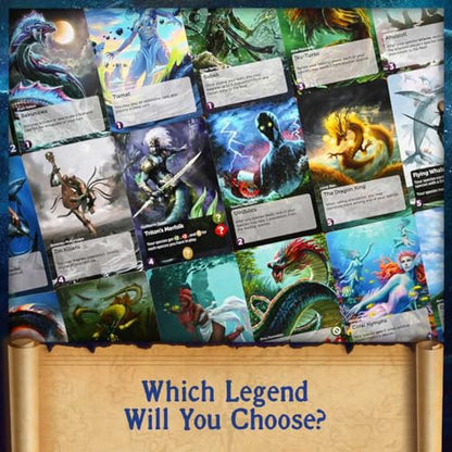 Northstar Game Studio Oceans: Legends of The Deep Expansion | Beautiful Strategy Game for Adults & Families | Learn Mythology and Legends | 2-4 Players