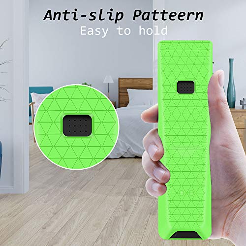 Remote Case Covers Holder for Xfinity Remote Control,Silicone Protective Case Skin for XFinity Comcast XR15 Voice Control Remote,[Thicken Layer] Shock-Absorption Bumper Remote Back Covers-Glowgreen - color: Glowgreen