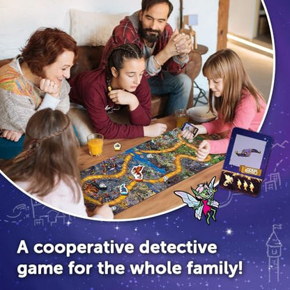 Trefl Spy Guy: Fantasy - Cooperative Detective Game, 5+ | Observation-Based Board Game, World of Magic and Fairytale Creatures, Searching for Clues