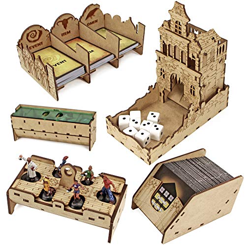 TowerRex Organizer for Betrayal at House on The Hill 2nd Ed Board Game, Widow's Walk Expansion, Storage Insert, Accessories Upgrade