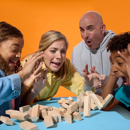 Official Hasbro Games Jenga Game | Digital Die for 6 More Ways to Play | Original Wood Block Game | Stacking Tower | Ages 6+ | 1+ Players | Party Games