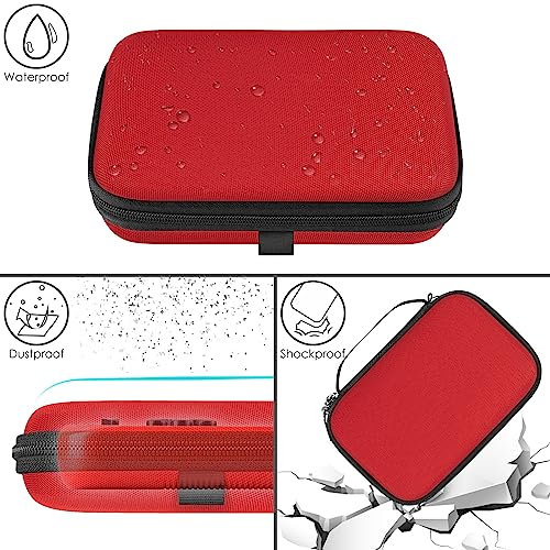 Linkidea Handheld Game Console Carrying Case - color: Red