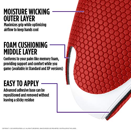 KontrolFreek Performance Grips for Xbox One and Xbox Series X Controller (Inferno Red) - color: Inferno Red