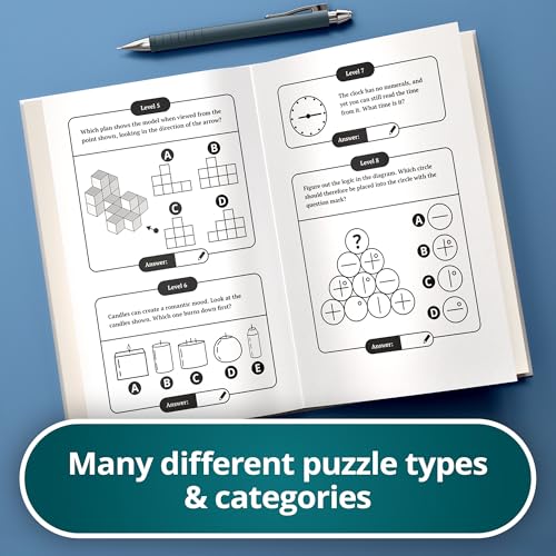 The Top 1% Brain Teaser Book: Tricky Riddles, Mind Games & Logic Puzzles for Curious Minds