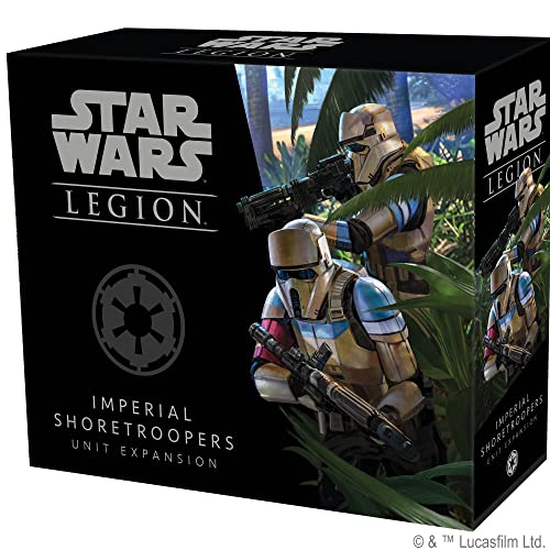 Star Wars: Legion Imperial Shoretroopers UNIT EXPANSION - Elite Troopers! Tabletop Miniatures Game, Strategy Game for Kids and Adults, Ages 14+, 2 Players, 3 Hour Playtime, Made by Atomic Mass Games - style: Galactic Empire Expansions: Imperial Shoretroop