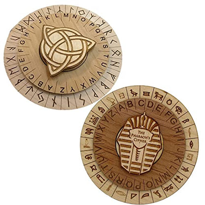Creative Escape Rooms Egyptian Decoder and Runes Cipher Spy Kit
