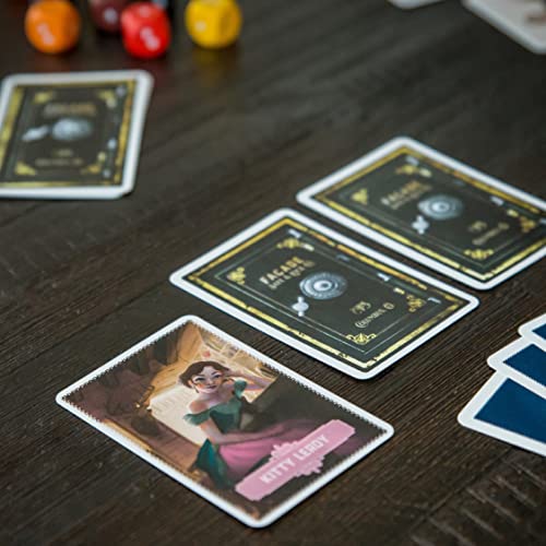 Facade Games Deadwood 1876 Card Game, Gold Rush Strategy for 2-9 Players | Ages 14 and Up, Wild West Gold Rush Theme, Social Deduction Game, For Family Game Night - style: Deadwood