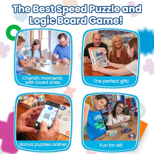 FoxMind Match Madness Board Game, Visual Recognition Matching Board Game, Family Puzzle Game to Develop Kids Problem Solving Skills - style: Match Madness
