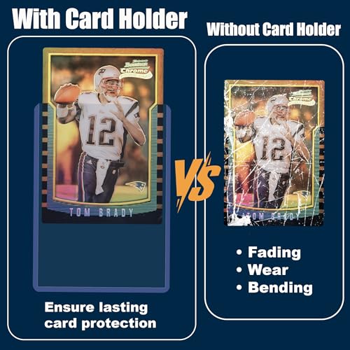 100 Hard Card Sleeves Card Toploaders for Protection for Baseball Football Premium Top Loaders for Cards, Ensuring Safety (100 Hard Sleeves) - size: 100 Hard Sleeves