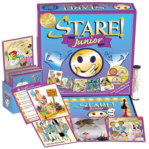 Stare Junior — The Award-Winning Game of Visual Recall, Where Fun Image Cards Challenge Kids’ Minds — Great for The Whole Family, Ages 6 & Up