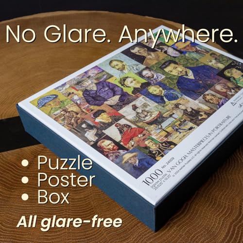 Masterpieces in Portraiture Fine Art Puzzle, Premium 1000 Piece Jigsaw Puzzle for Adults, Glare-Free, Soft-Touch Puzzles, Made in USA, 26.6" x 19.25" - color: Masterpieces in Portraiture