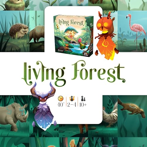 Pegasus Spiele Living Forest | Tile-laying strategy board game; family game night favorite; strategic resource management gameplay for all ages