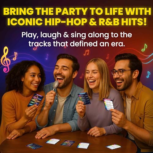 Quokka Party Games for Adults and Families - Ultimate Trivia Music Games | Who Knows Hits Better? 500+ Questions Music Game – 90s and 2000s Hip-Hop and R&B Edition - Fun Karaoke and Singing Game Night - color: Hits Rnb