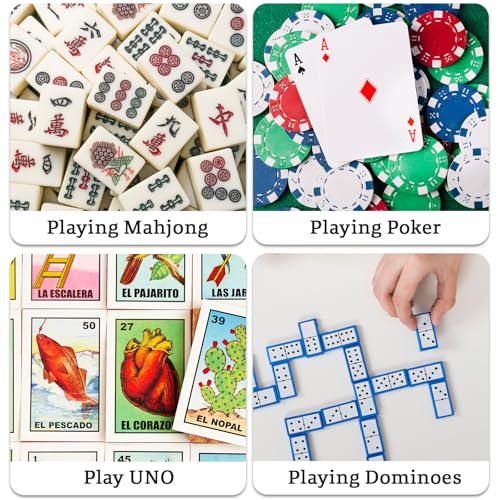 Birds Mahjong Table Mat, Flowers Non-Slip Noise Reduction Mah Jong Mat with Carrying Bag, Game Table Cover for Mahjongs Poker Card, Festival Birthday Gift for Mahjong Lovers, 31x 31In - color: Birdflower