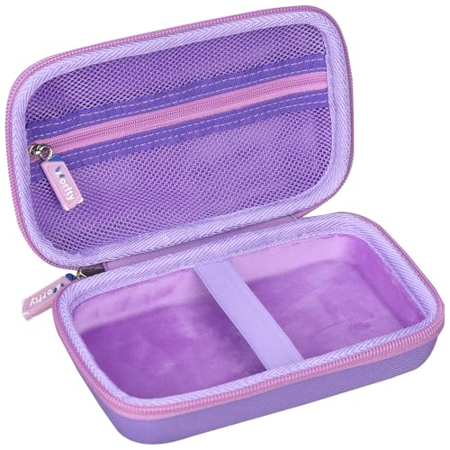 worfty Case for Retroid Pocket Classic/ Retroid Pocket Flip 2 Retro Game Console - Hard Travel Protective Carrying Storage Bag (Purple) - color: Purple