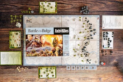 Renegade Game Studios Axis & Allies Battle of the Bulge WWII Board Game | 2 Player Strategy Wargame with 138 Miniatures, Hexagonal Grid Movement, Ardennes Map and Tactical Combat, Ages 14+