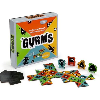 Bananagrams Gurms: Tile Matching Game for Family and Kids Age 6+ 2-4 Players - style: Gurms